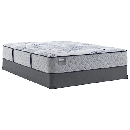 Twin 12 1/2" Plush Individually Wrapped Coil Mattress and 5" Low Profile Foundation